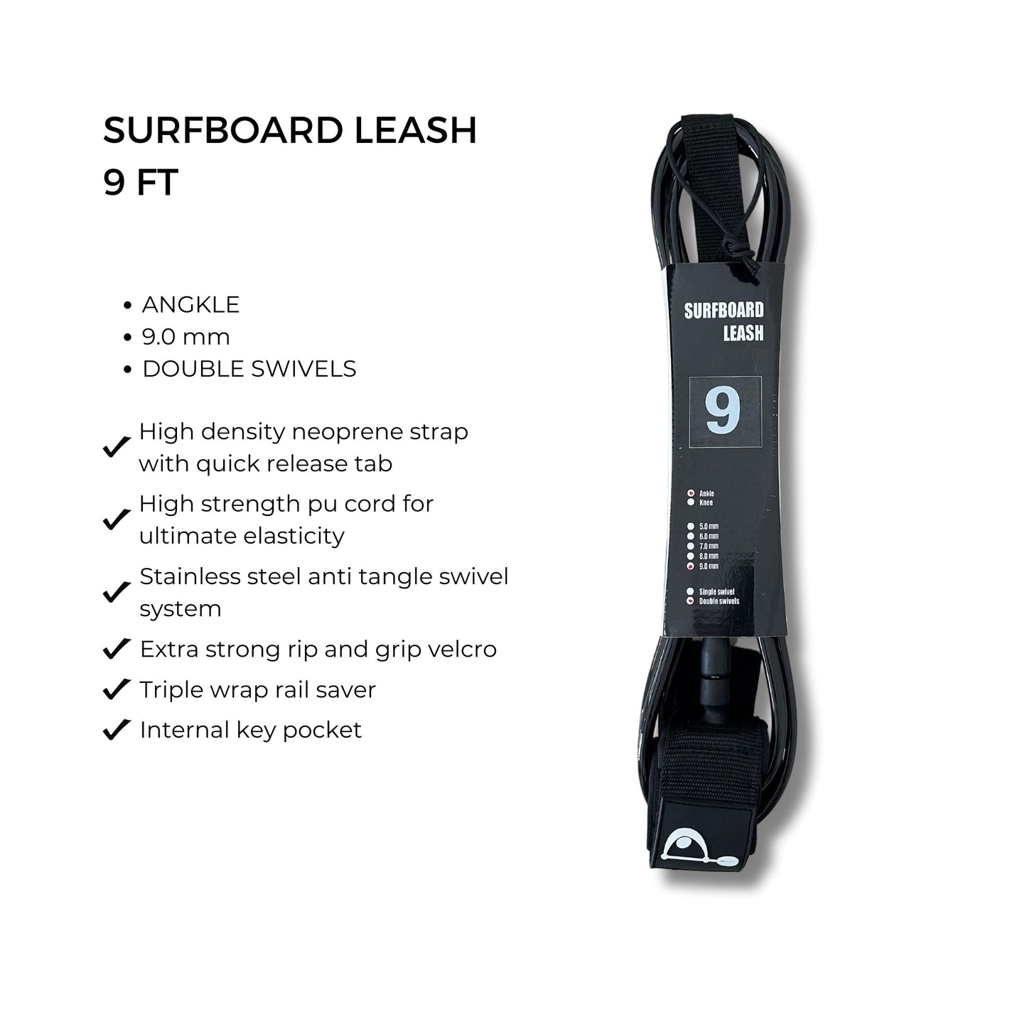 Priority SUP Surfboard Leash